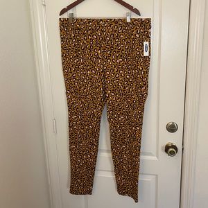 Animal Print Old Navy Pixie Pants